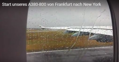 A380-800 nach New York  Start in Frankfurt